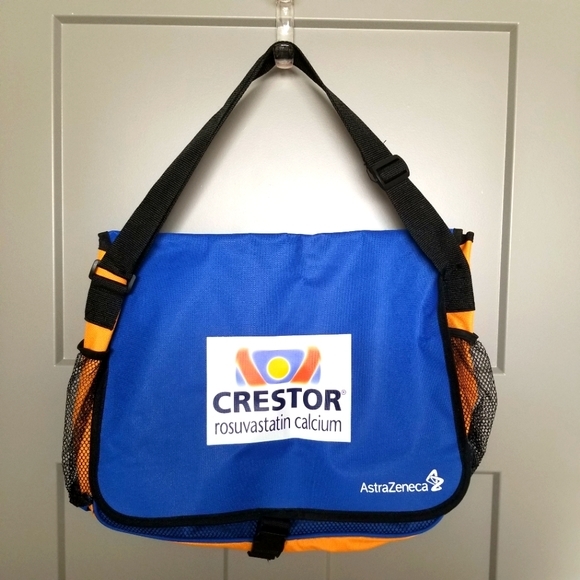 Crestor AstraZeneca Promo Messenger Bag